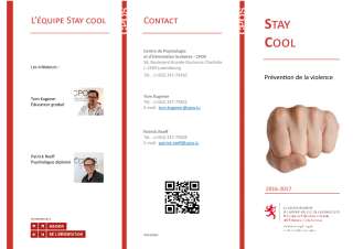 dépliant stay cool 2016-2017