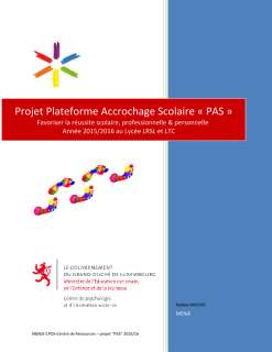 Projet PAS-Rapport intermediaire-2015-2016