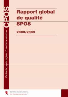 Rapport global qualité-SPOS-CPOS-2008-2009