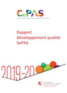 Rapport du développement qualité des SePAS 